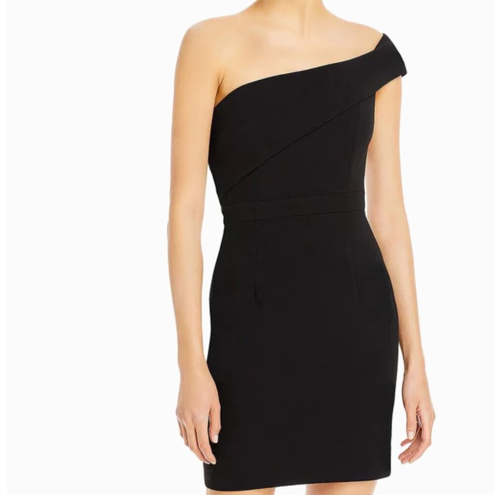 NWT Aqua One Shoulder Little Black Dress Size 4 - Cocktail Party, Holiday Party